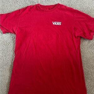 vans off the wall red t shirts